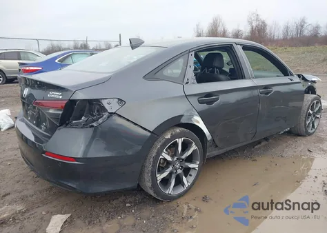2025 Honda Civic Hybrid Sport/Sport Touring from USA, damaged, VIN 2HGFE4F80SH318264